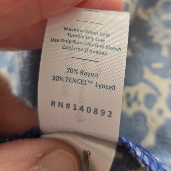 Marine Layer Womens Mini Skirt Sz 0 Soft & Flowy Back Zip Closure White Blue - Picture 10 of 10